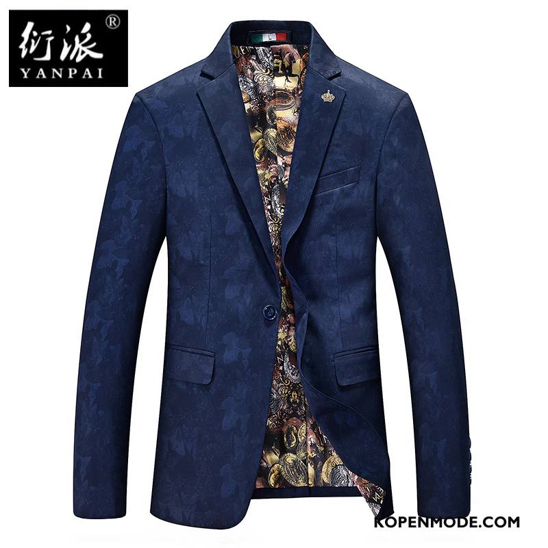 Blazer Heren Nieuw Herfst Slim Fit Winter Bedrijf Mannen Kaki