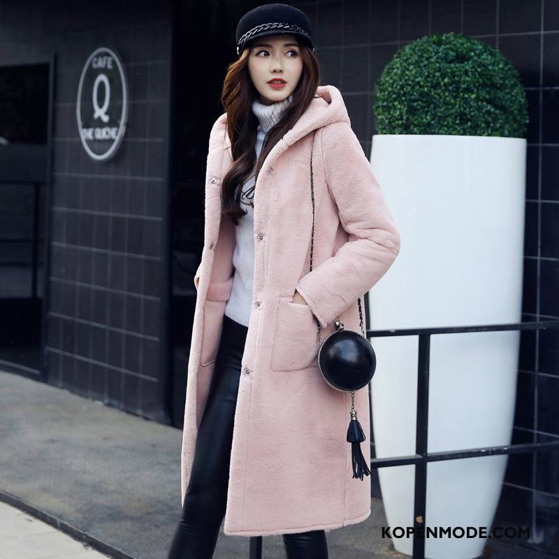 Bontjas Dames Mode Leer Winter 2018 Trend Elegante Karamel Kleur
