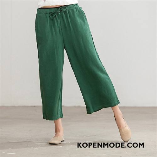 Broeken Dames Eenvoudige Casual Slim Fit Persoonlijk Comfortabele 2018 Effen Kleur Rood