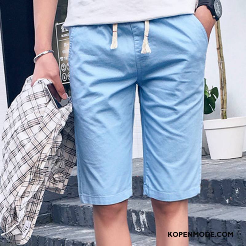 Broeken Heren Elastiek 2018 Zomer Mannen Casual Korte Broek Bruine