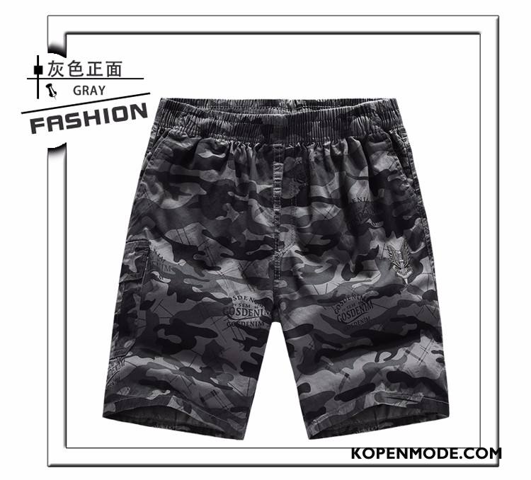 Broeken Heren Joggingbroek Casual Broek Zomer Mannen Korte Broek Nieuw Camouflage Zwart