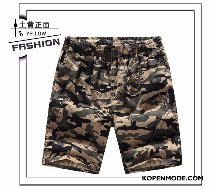 Broeken Heren Joggingbroek Casual Broek Zomer Mannen Korte Broek Nieuw Camouflage Zwart