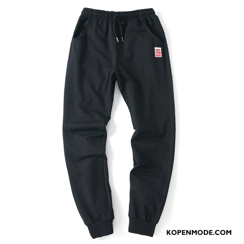 Broeken Heren Koel Casual Broek Sport Zwart