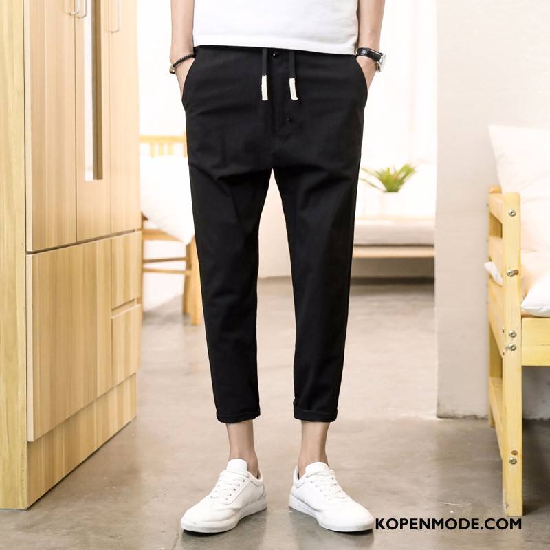 Broeken Heren Mini Casual 2018 Slim Fit Trend Voorjaar Kaki