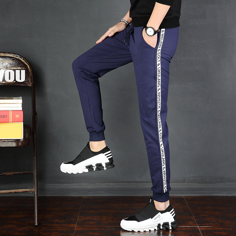 Broeken Heren Nieuw 2018 Casual Broek Blauw