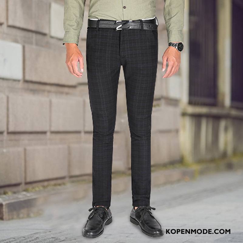 Broeken Heren Nieuw Casual Broek Jeugd Mid Taille Slim Fit Mannen