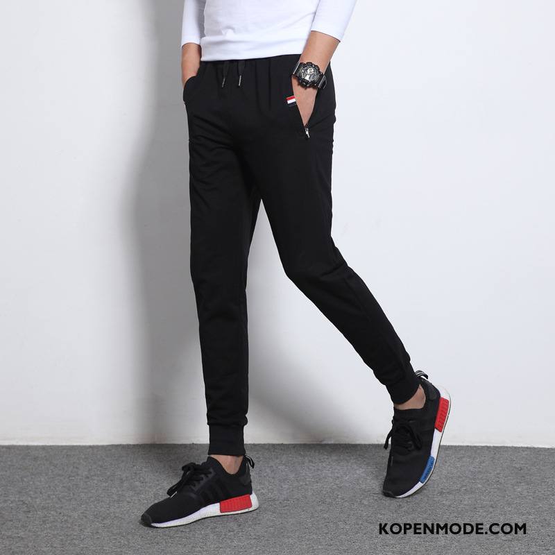 Broeken Heren Slim Fit Joggingbroek Mannen 2018 Potlood Broek Herfst Grijs