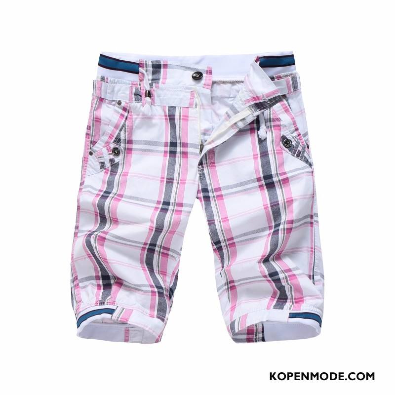 Broeken Heren Trend Zomer Mannen 2018 Casual Broek Capri Broek Groen