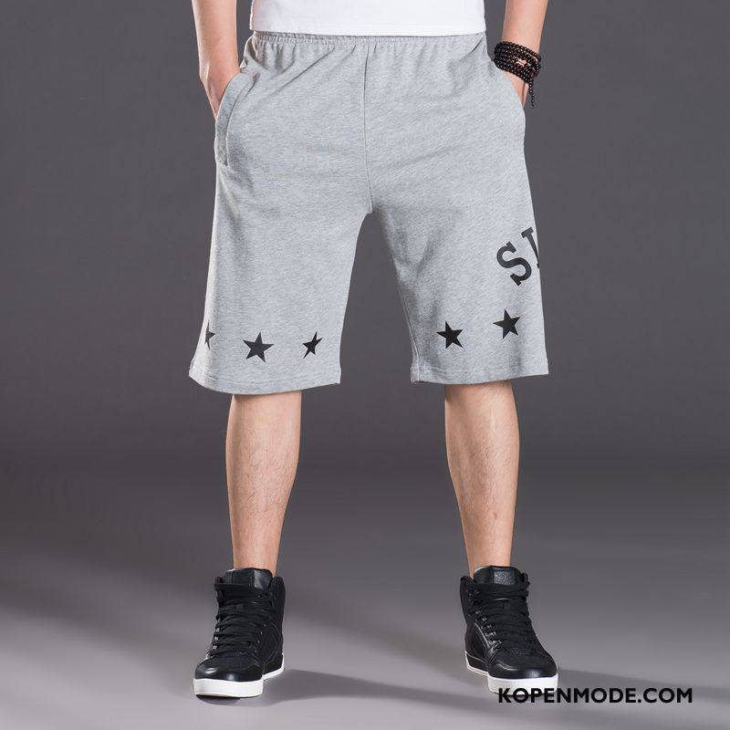 Broeken Heren Zomer Trend Casual Korte Broek Mannen Sport Zwart