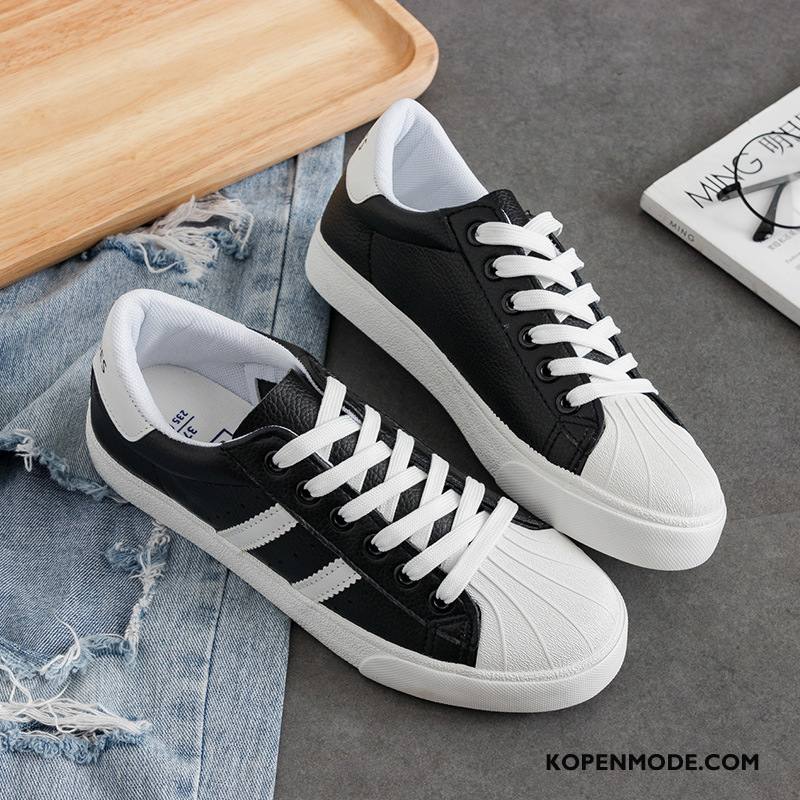 Casual Schoenen Dames Loopschoenen 2018 Sportschoenen Skateboard Schoenen Schelp Vrouwen Wit Zwart