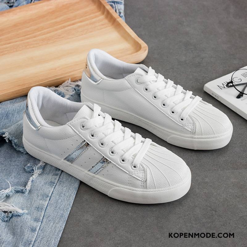 Casual Schoenen Dames Loopschoenen 2018 Sportschoenen Skateboard Schoenen Schelp Vrouwen Wit Zwart