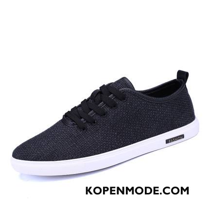 Casual Schoenen Heren Mannen Textiel Hete Verkoop Comfortabele Skateboard Schoenen 2018 Wit Beige