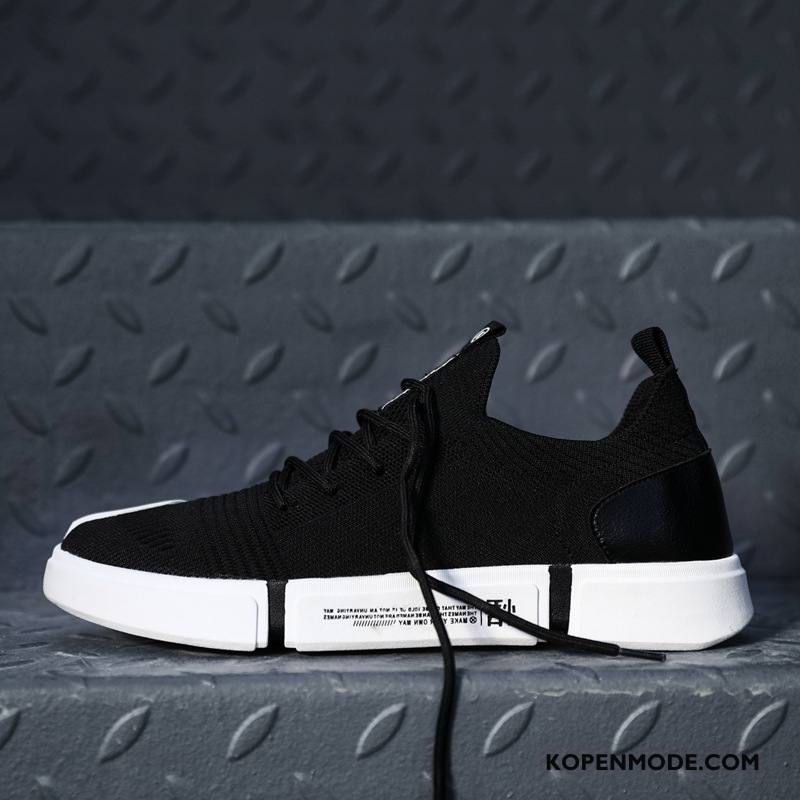 Casual Schoenen Heren Mode Hete Verkoop 2018 Skateboard Schoenen Gebreide Mannen Wit