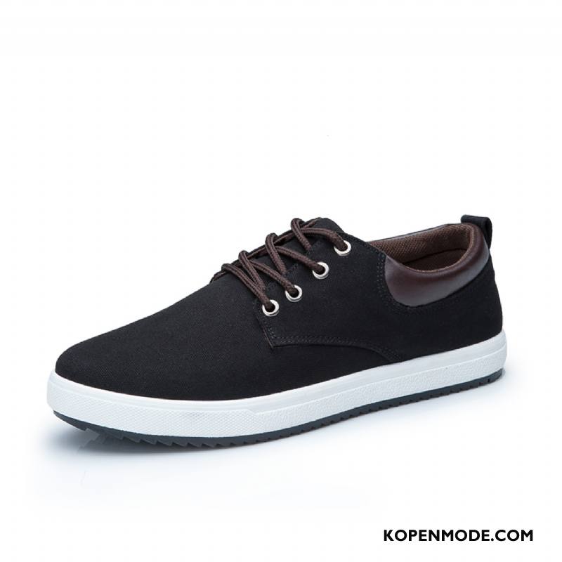 Casual Schoenen Heren Student Mannen Zomer Herfst Canvas Skateboard Schoenen Blauw