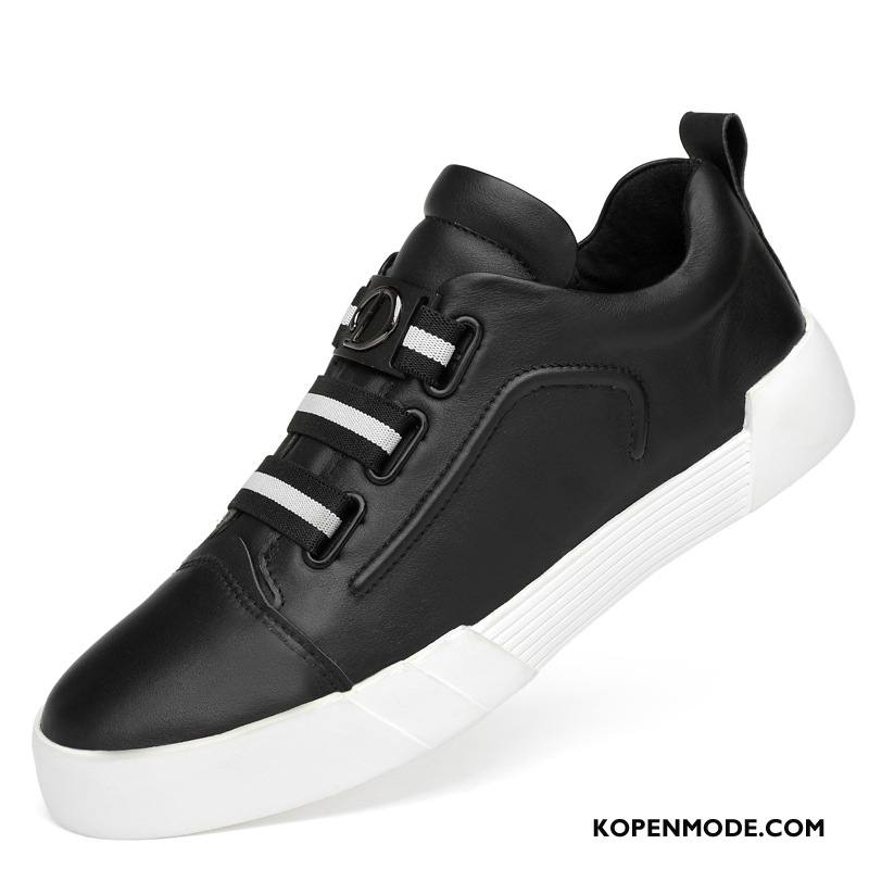 Casual Schoenen Heren Voorjaar Antislip Mannen Skateboard Schoenen Sport Leer Wit