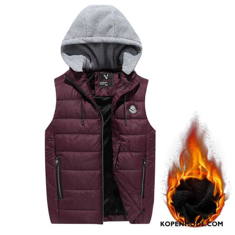 Gilet Heren Mannen 2018 Winter Nieuw Trend Lange Legergroene