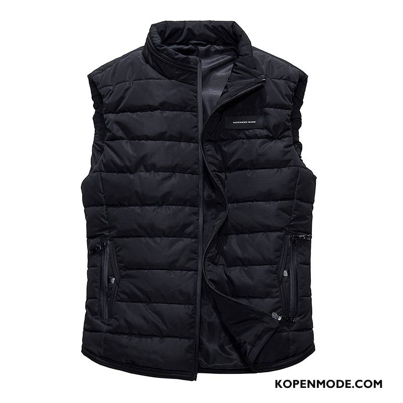 Gilet Heren Winter Nieuw Herfst Rood