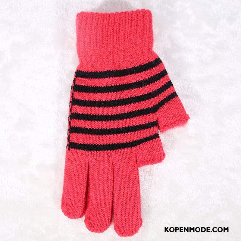 Handschoenen Dames Blijf Warm Vrouwen Touchscreen Schattig Mini Winter Beige