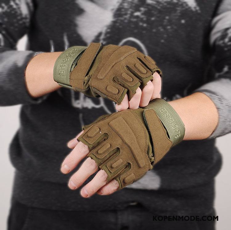 Handschoenen Heren Worstelen Outdoor Tactiek Bescherming Mannen Sport Zwart