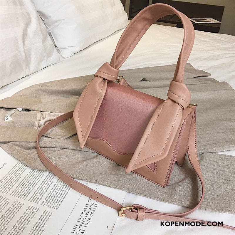 Handtas Dames Casual Vrouwen Trend Alle Wedstrijden Mode Messenger Tas Roze
