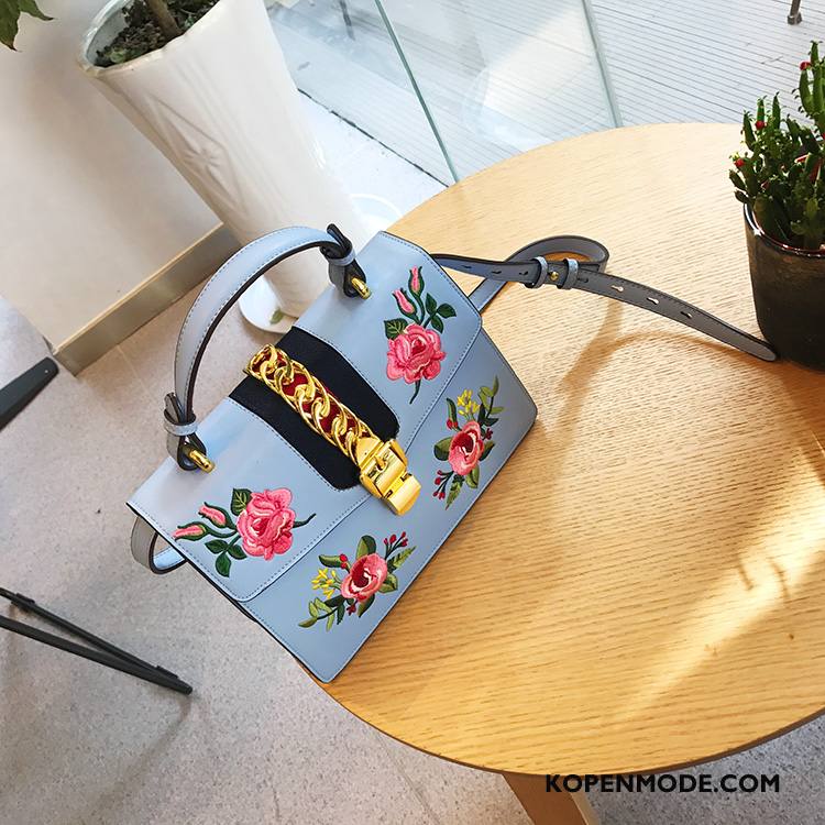 Handtas Dames Nieuw Vrouwen Voorjaar Mini Mode Messenger Tas Blauw