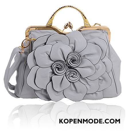 Handtas Dames Schoudertas Bloemen Nieuw 2018 Vrouwen Mode Roze Oranje