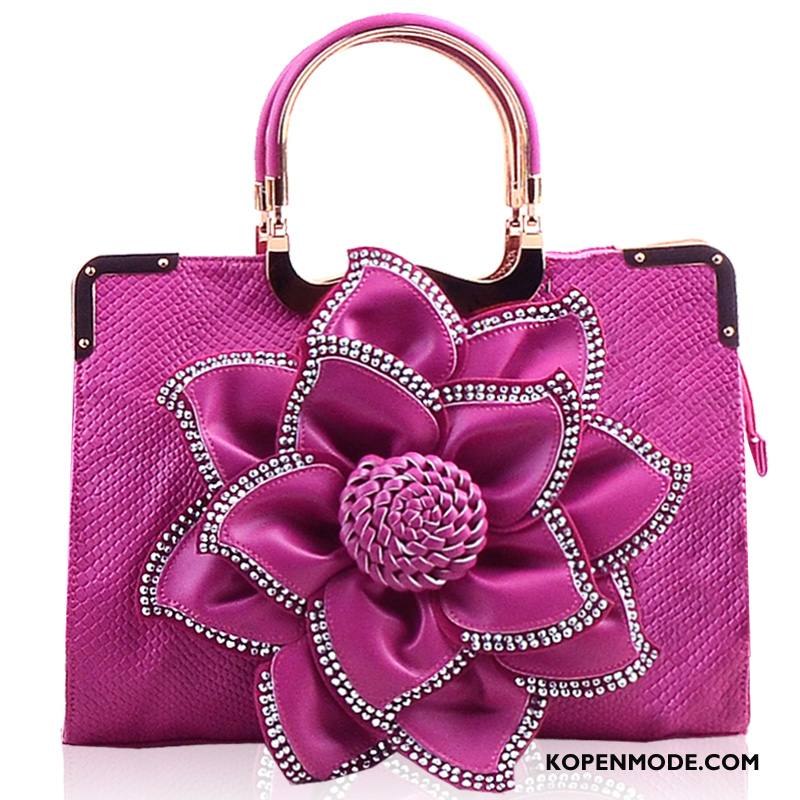 Handtas Dames Strass Europa Nieuw Voorjaar Groot Trend Roze Blauw