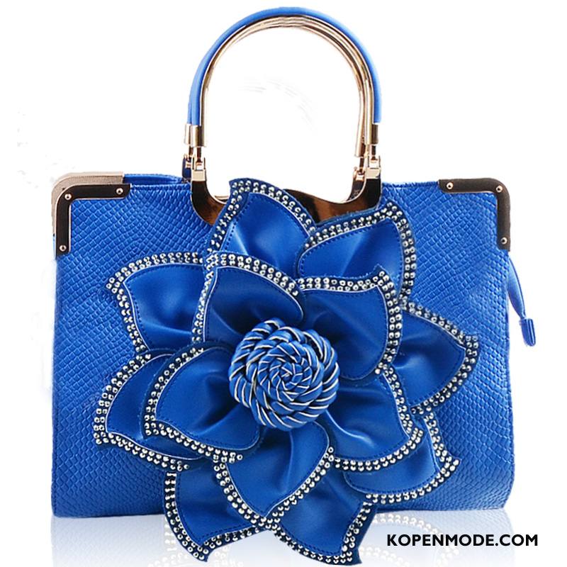 Handtas Dames Strass Europa Nieuw Voorjaar Groot Trend Roze Blauw