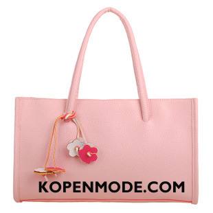 Handtas Dames Trend Bloemen Nieuw Zomer Vrouwen Snoep Kleur Geel