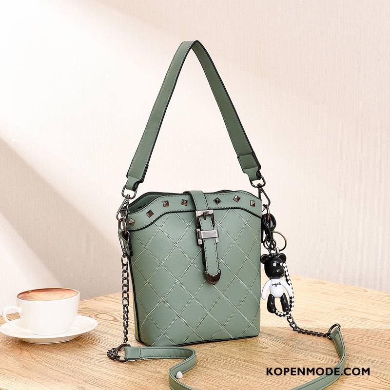 Handtas Dames Vrouwen Trend Mini Messenger Tas Elegante Vintage Groen