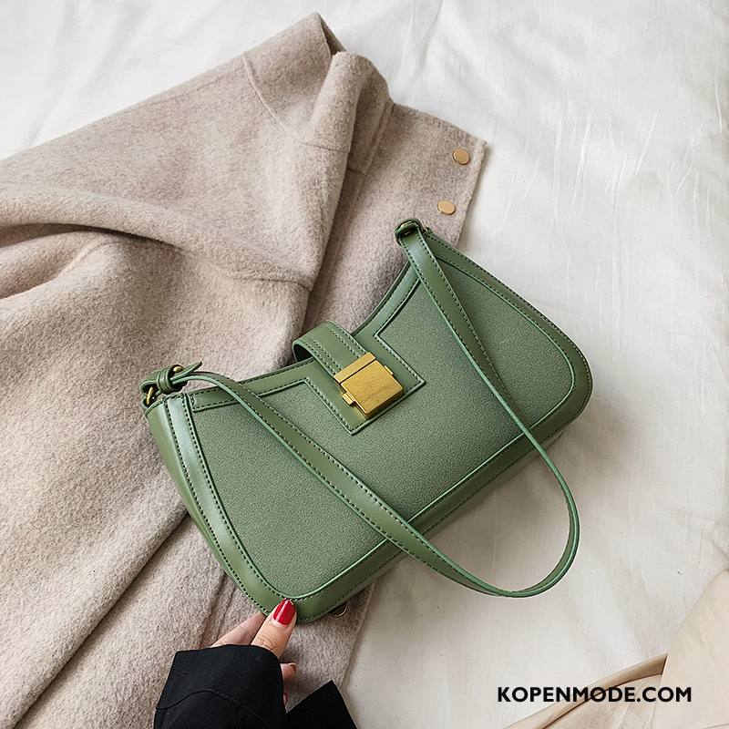 Handtas Dames Winter Schoudertas Elegante Mode Mini Herfst Geel