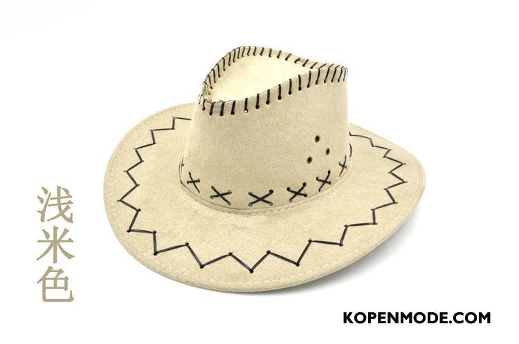 Hoeden Dames Denim Ridder Zon Vrouwen Mannen Strohoed Bruine