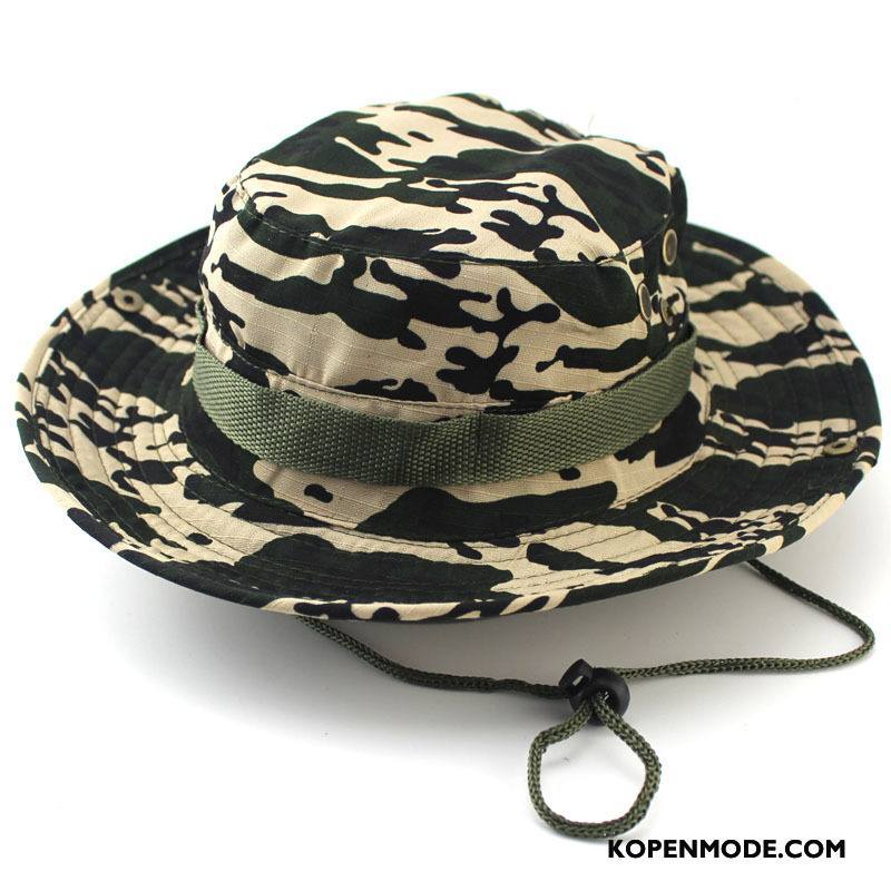 Hoeden Dames Vrouwen Mannen Vissersmuts Zonnebrandcrème Outdoor Alpinisme Camouflage