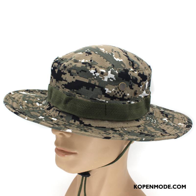 Hoeden Dames Vrouwen Mannen Vissersmuts Zonnebrandcrème Outdoor Alpinisme Camouflage