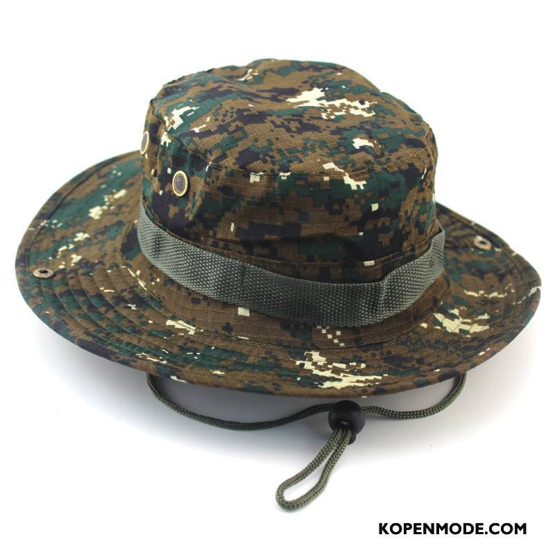 Hoeden Dames Vrouwen Mannen Vissersmuts Zonnebrandcrème Outdoor Alpinisme Camouflage