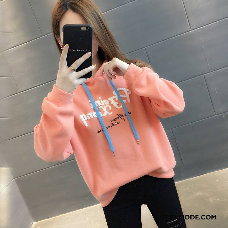 Hoodies Dames Jasje Nieuw Vrouwen Dunne Trend Voorjaar Roze