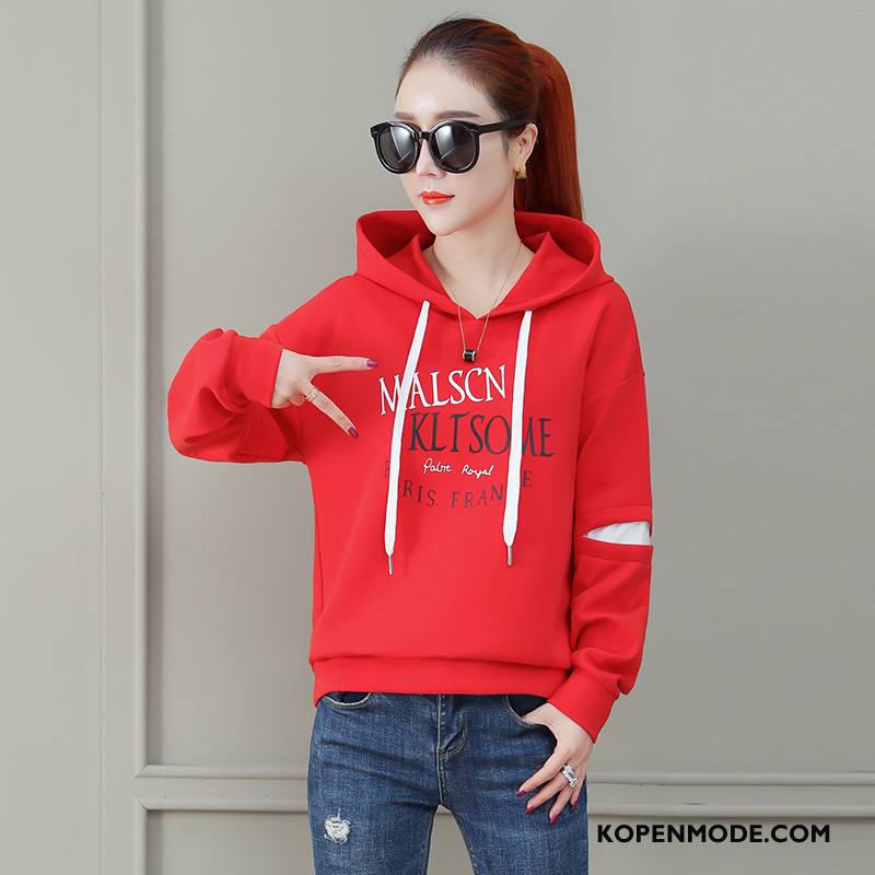 Hoodies Dames Voorjaar Jas Super Casual Herfst Vrouwen Grijs