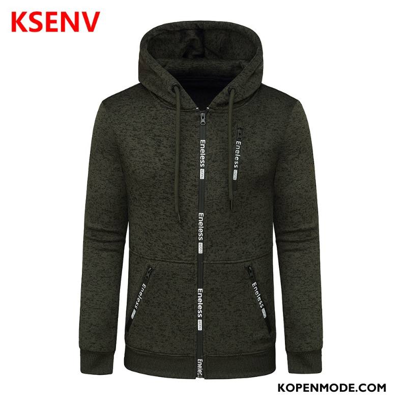 Hoodies Heren 2018 Outdoor Herfst Casual Sport Mannen Zwart