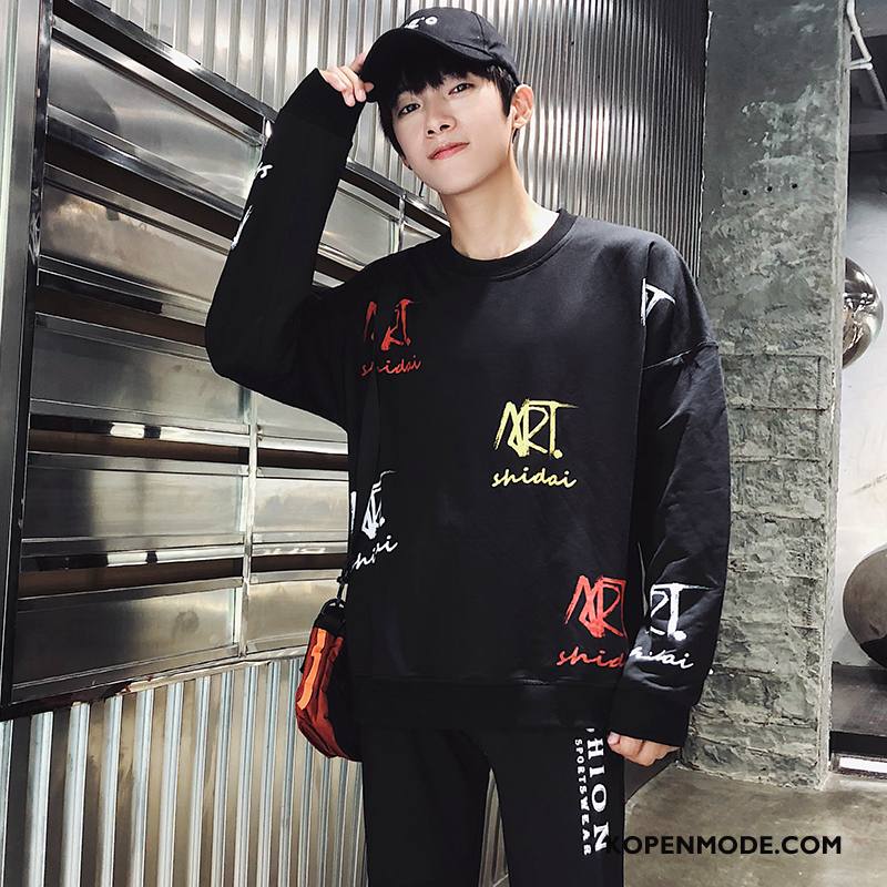 Hoodies Heren Losse Sport Casual Mannen Trendy Merk 2018 Wit