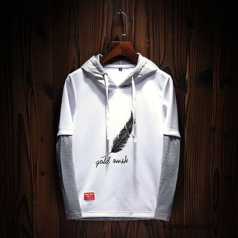 Hoodies Heren Nieuw Jas Trend Pullover Mannen 2018 Wit
