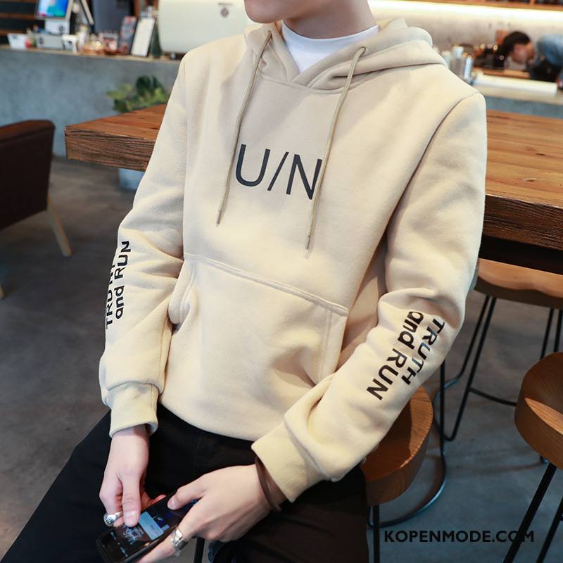 Hoodies Heren Trend Mannen Pullover Vintage Kaki