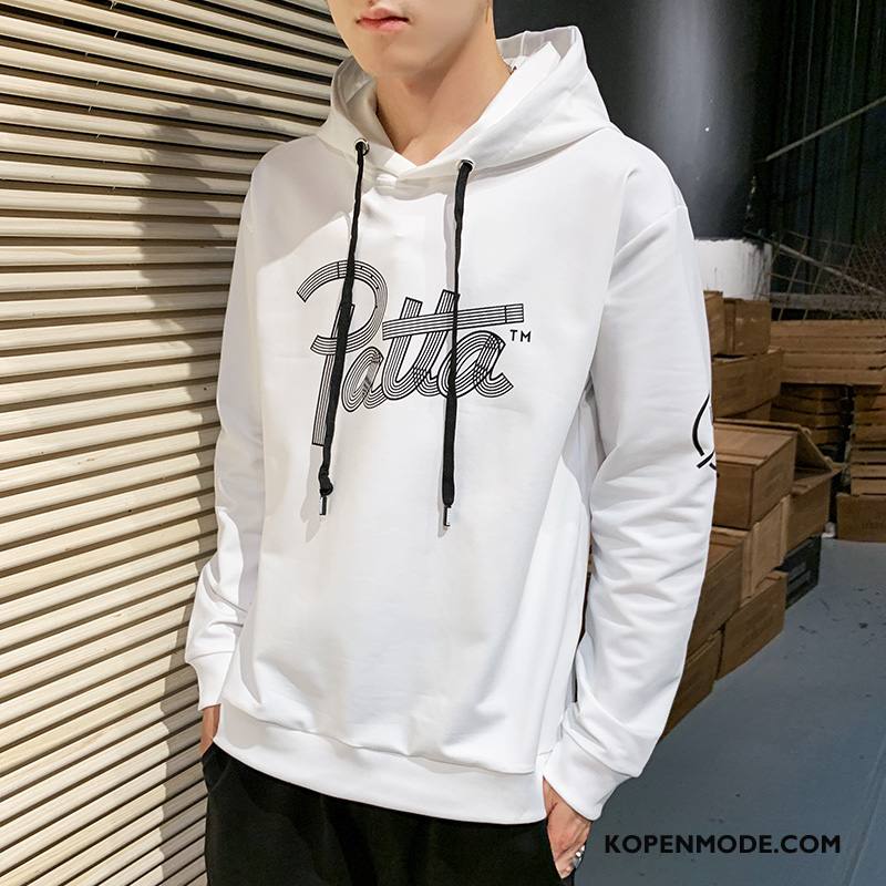 Hoodies Heren Trendy Merk Mooi Herfst Losse Jas Nieuw Geel