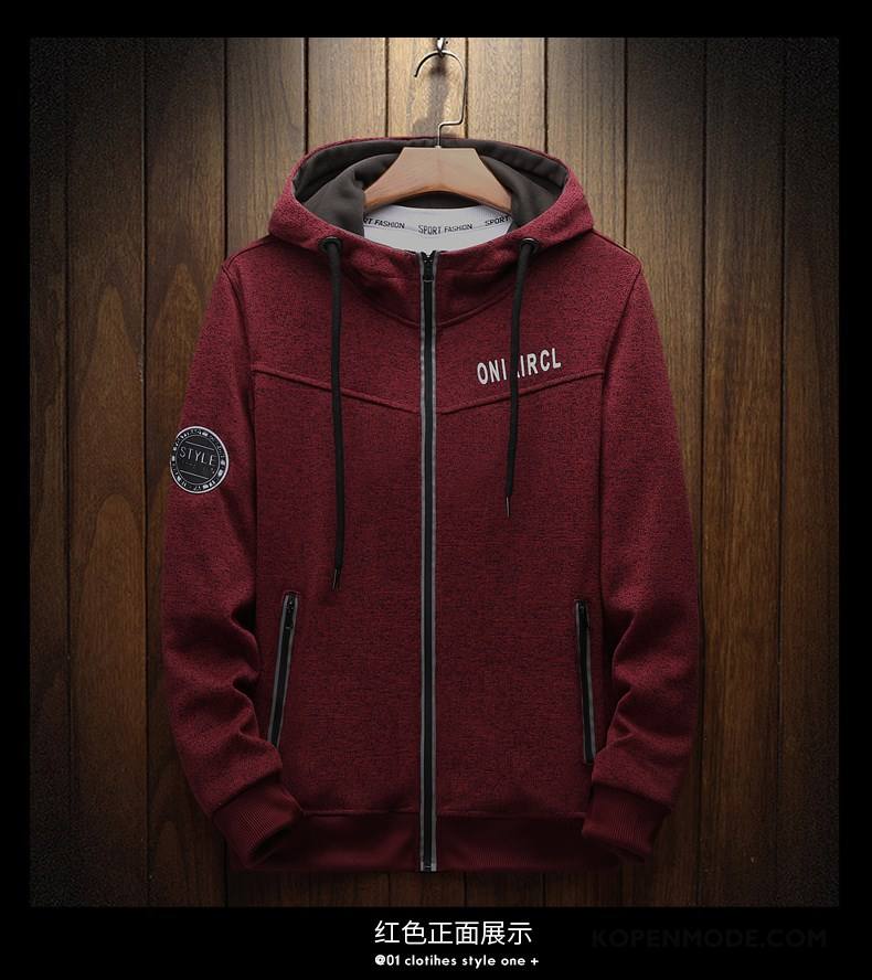 Hoodies Heren Winter Jeugd Nieuw 2018 Trend Herfst Grijs