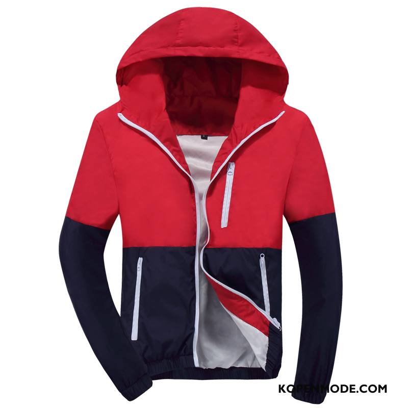 Jassen Heren Bescherming Tegen De Zon Hoodie Herfst Verbinding Leer Lovers Grijs