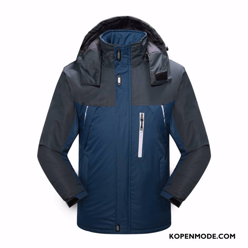 Jassen Heren Sport Wolf Mannen Outdoor Blauw