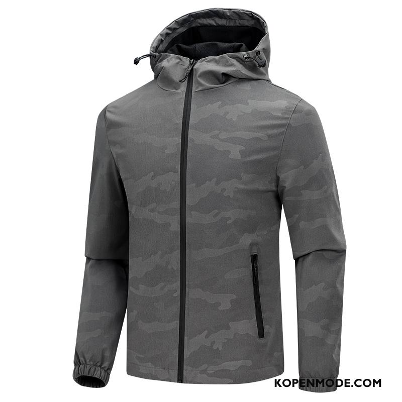 Jassen Heren Trend Stad Jack Hoodie Mode Outdoor Zwart