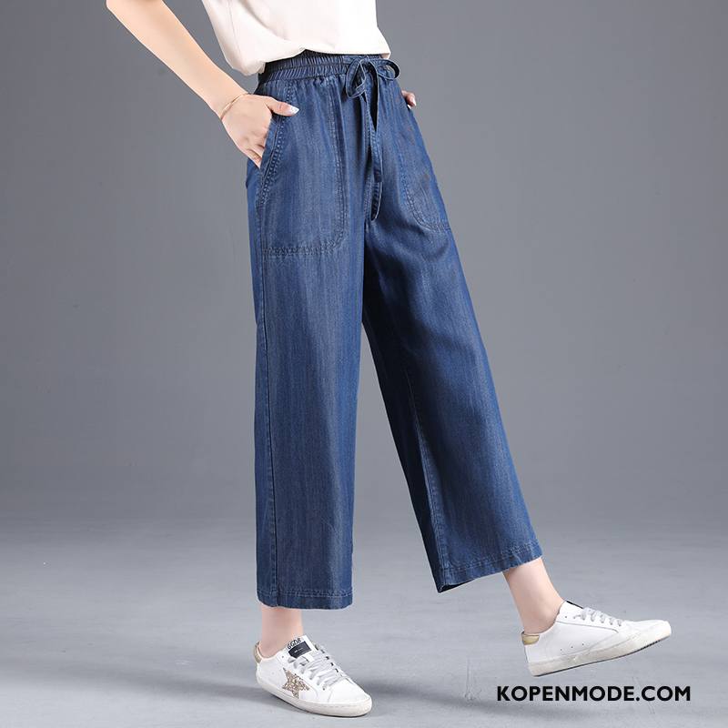 Jeans Dames Mode Spijkerbroek Jeans Losse Zomer Hoge Taille Trend Licht