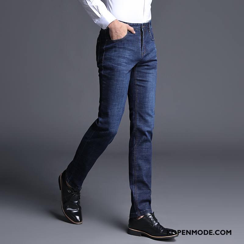 Jeans Heren 2018 Broek Spijkerbroek Jeans Slim Fit Nieuw Herfst Zwart