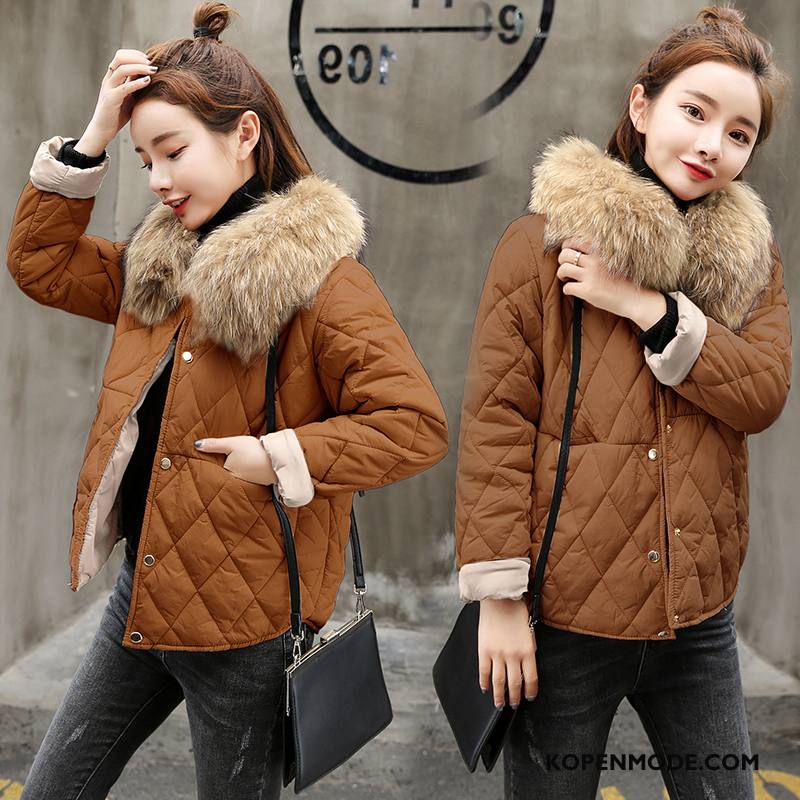 Katoenen Jas Dames Casual 2018 Trend Lange Mouwen Elegante Winter Zwart