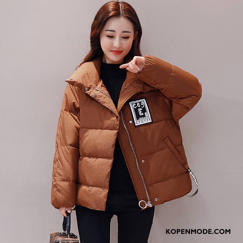 Katoenen Jas Dames Mode Losse Casual Plooien Lange Mouwen Winter Effen Kleur Zwart